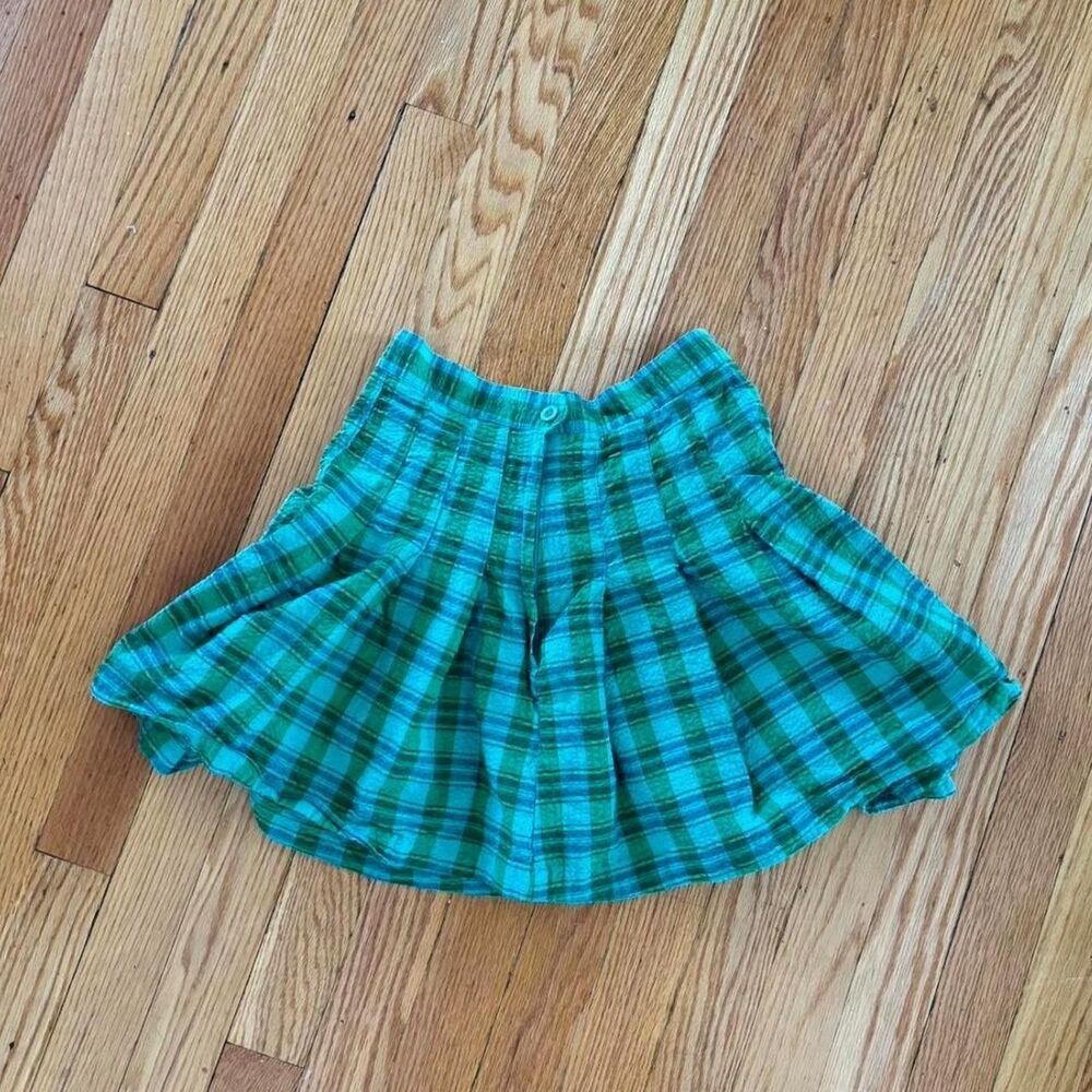 Urban outfitters cottage core preppy academia gingham Skirt